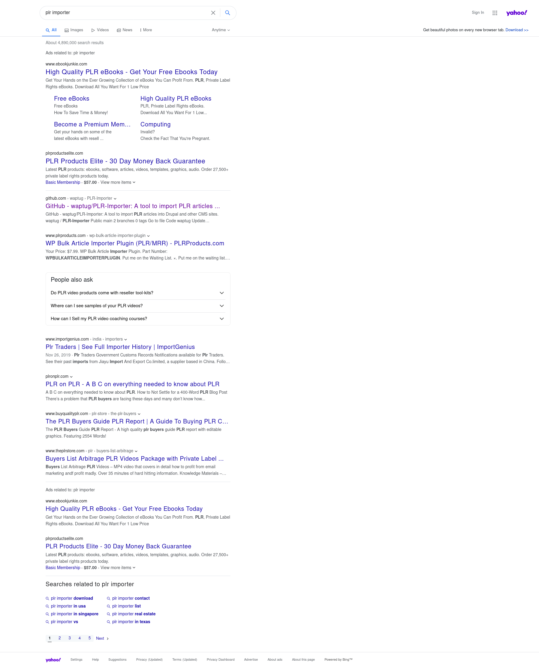 Yahoo.Com Search Results